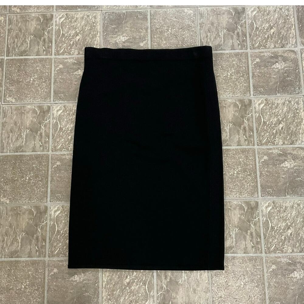 Vince. Knit Midi Pencil Skirt Size Large Italian Yarn Pull-on
